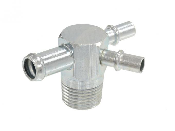 67 Intake Manifold Vacuum Fitting - 3 X 2 With Power Brakes AC & Automatic