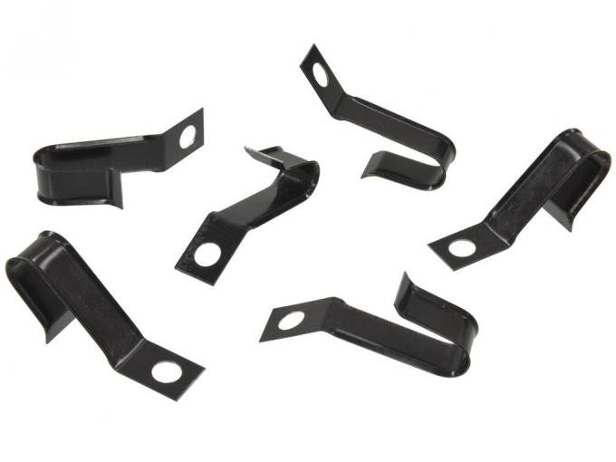 56-62 Underdash Wire Harness / Tach / Tachometer Cable Mount Clips - Set Of 6