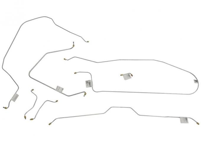 63-64 Power Brake Line Set - Steel