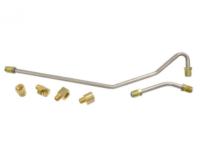 63-65 300hp Stainless Steel Fuel Line Less Filter