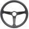 80-82 Steering Wheel Reproduction Leather Black Spoke