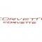 97-04 Corvette Front And Rear Vinyl Decal Lettering Kit