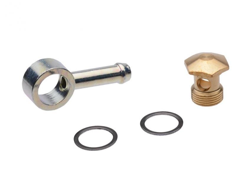 19641965 Holley Carburetor Fuel Inlet Fitting and Tube Corvette Depot