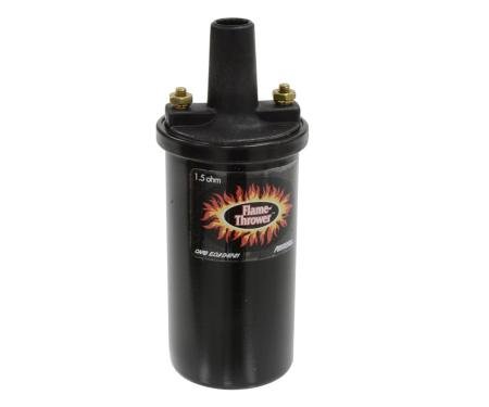 58-74 High Energy Coil - Pertronix Black Flame Thrower ( 40000 Volt / 1.5 Ohm)