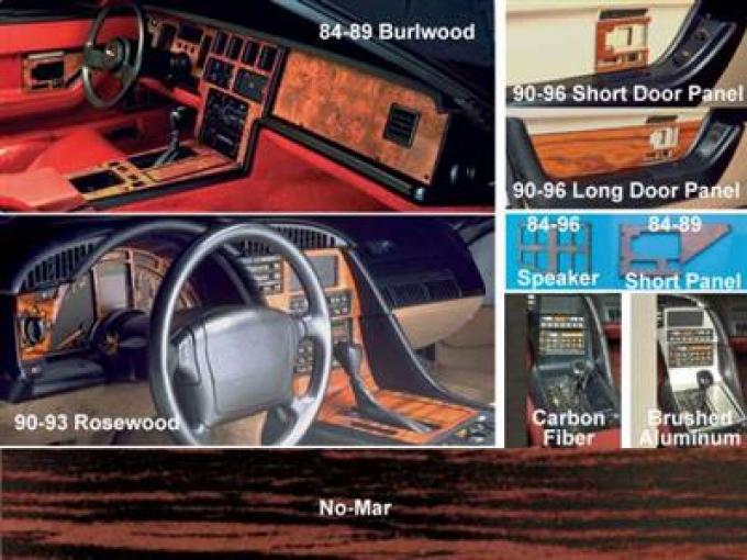 84-85 6 Piece No-Mar With Right Hand Panel 4 Speed Dash Kit