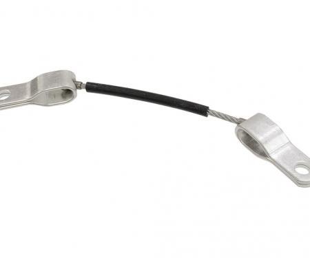 65-69 Center Seat Belt Bracket Cable to Frame