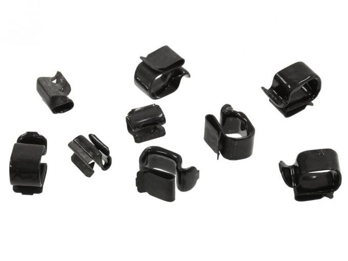 66-67 Wire Harness Clips Set - S-clip 9 Pieces