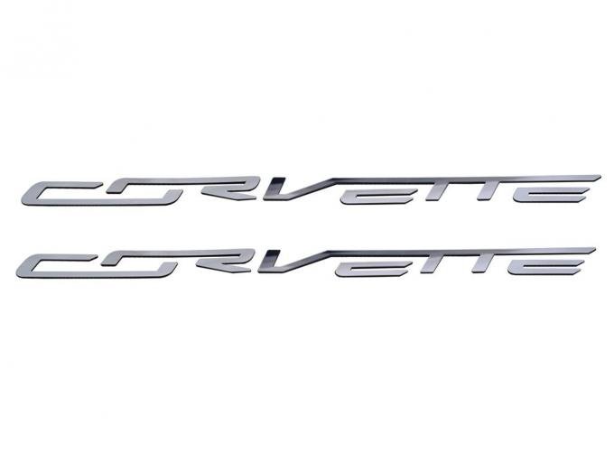 20142019 Corvette Polished Stainless Steel Fuel Rail Covers Letters