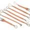 63 Radio Ground Straps All Without Side Exhaust - Set of 8