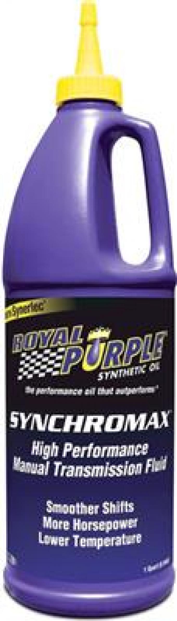Royal Purple Synchromax Synthetic Manual Transmission Fluid / Oil -Quart
