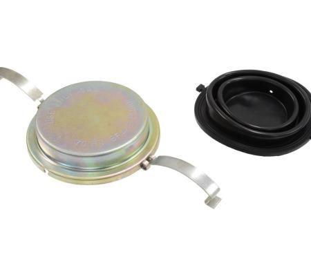 65-66 Master Cylinder Cap - No Power Brake With Clamps And Gasket
