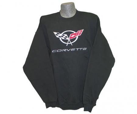 Sweatshirt With C5 Logo Black
