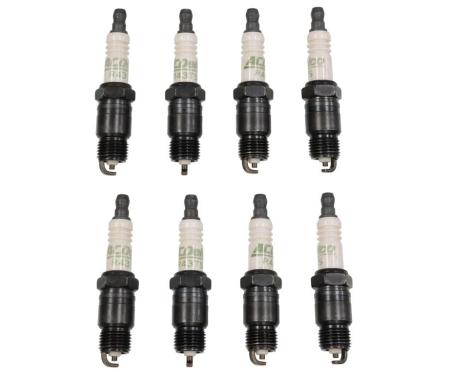 85-86 Spark Plug Set - AC Delco With Cast Iron Heads Set Of 8