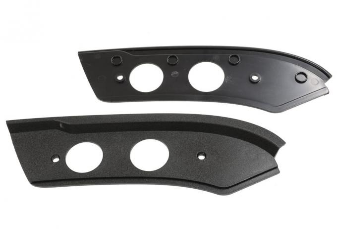 84-86 Windshield Header End Moulding / Roof Latch Trim Plate - Coupe