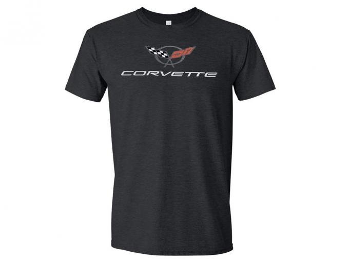 C5 Logo and Script Black T-Shirt