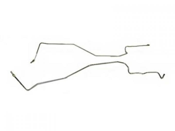 82 700r4 Automatic Transmission Cooling Lines - Stainless Steel - Pair