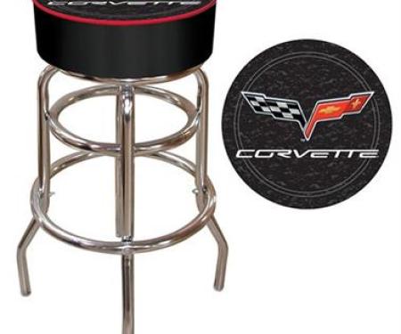 Counter Stool - Black With C6 Logo