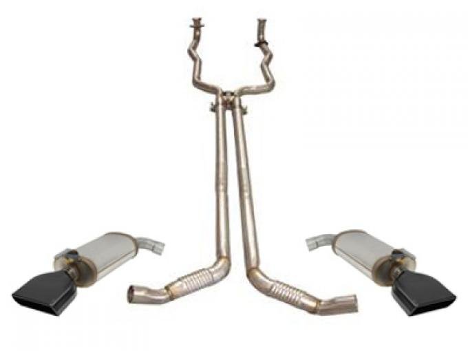 1984-1990 Dual Exhaust System With LT1/LT4 Tip MagnaFlow Mufflers