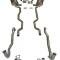 63 Deluxe Exhaust System - Complete Aluminized 2"