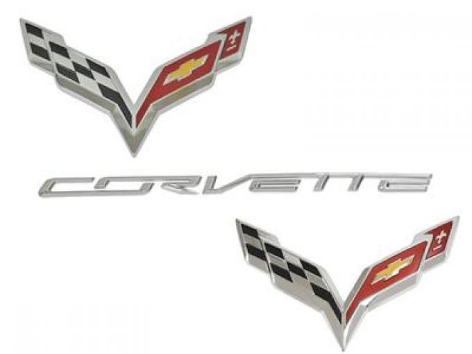 14-19 Factory Chrome Emblem - Front / Rear / Bumper