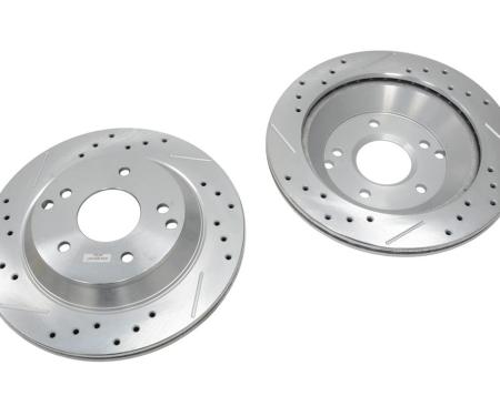 88-96 Rear Cross Drilled & Slotted Brake Rotors 12" - PowerStop