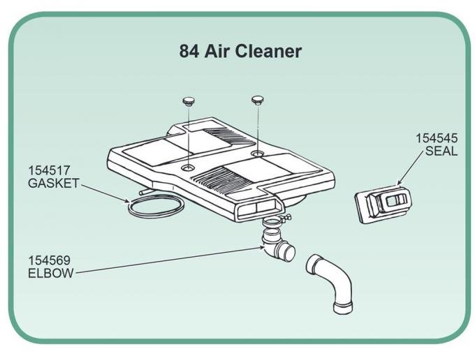 82-84 Air Cleaner Gaskets to Throttle Body (Set of 2)