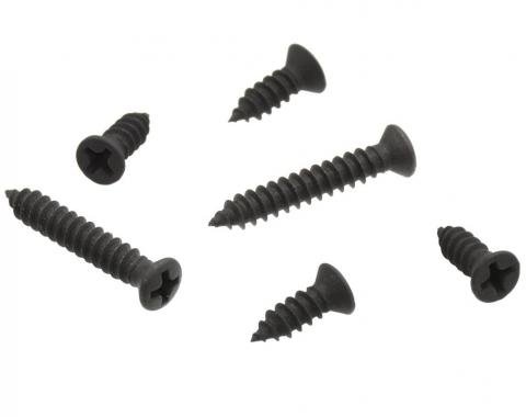 78-82 T-top Latch Cover Screws - 6 Pieces