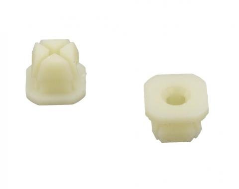 1984-1996 Square Nylon Nut - #8 Screw Size - Set Of 2