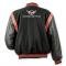 Reversible Wool Leather Varsity Jacket With Embroidered C5 Logo