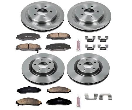 2005-2013 Z17 Powerstop Stock Replacement Brake Kit - Except Z51
