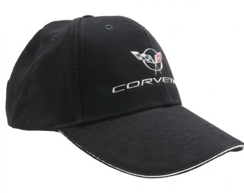 Black Hat With C5 Liquid Metal Logo