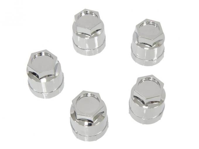 84-96 Lug Nut Covers - Chrome Plated Plastic - Set Of 5