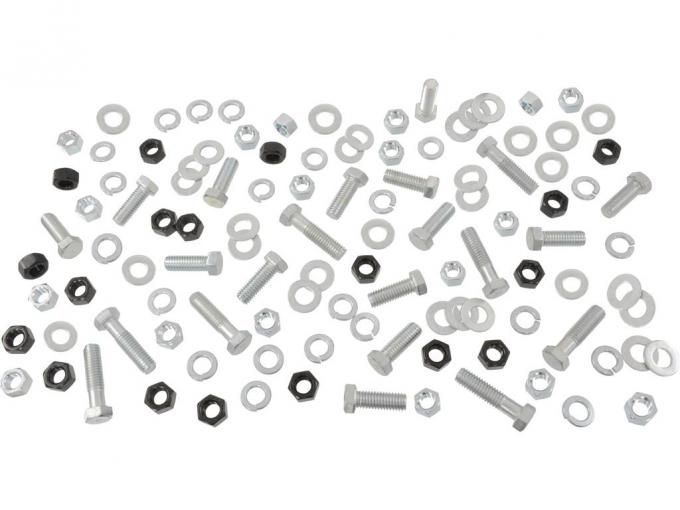 63-67 Rear Bumper Bolt Kit w/Correct Headmark Bolts And Correct 5/8" Hex Nuts
