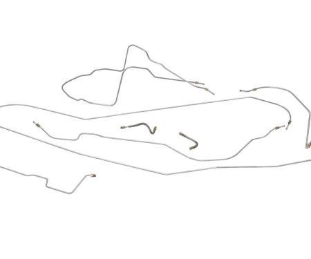 56-62 Brake Line Set - Steel Full Car Set