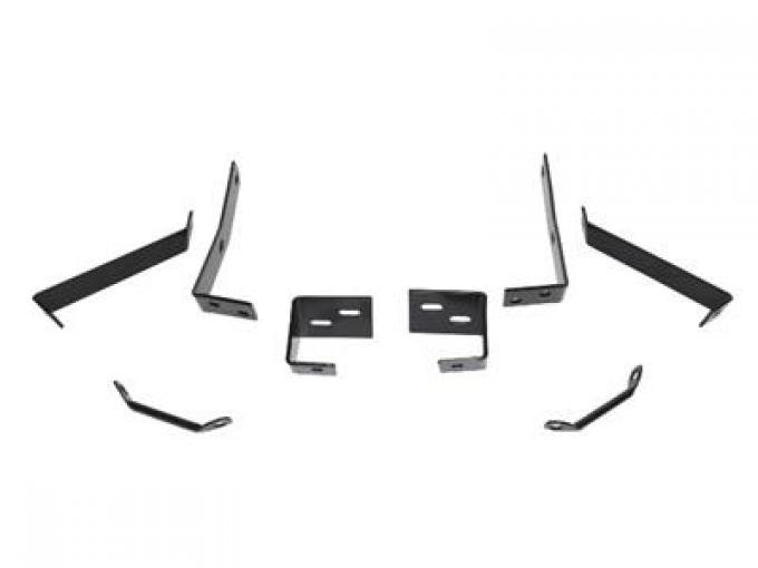 63-67 Rear Bumper Brackets Set -8 Pieces