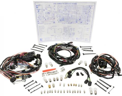 61 Wire Harness Set Manual Transmission - Deluxe