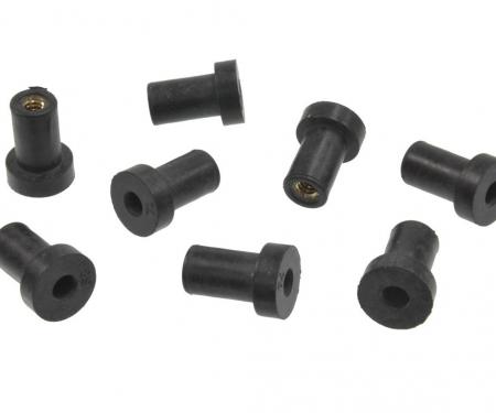 68-69 Side Fender Louver Nuts In Body - Set Of 8 - 2 Sets Required