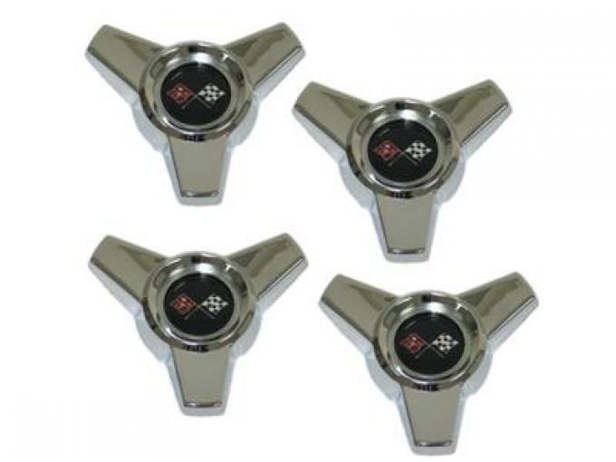 65 Hubcap Spinner With Emblem Corvette Depot