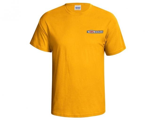 T-Shirt - Yellow With Embroidered Z06 Logo
