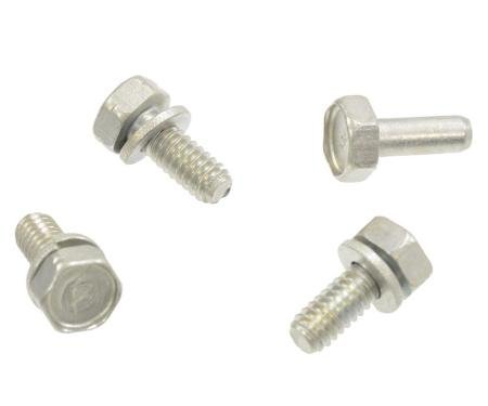 Redline Restomotive® 1968-1982 Chevrolet Corvette Headlight Door Stop / Decklid Bumper Bracket Mount Bolts