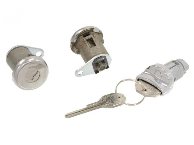 61-64 Ignition And Door Lock Set
