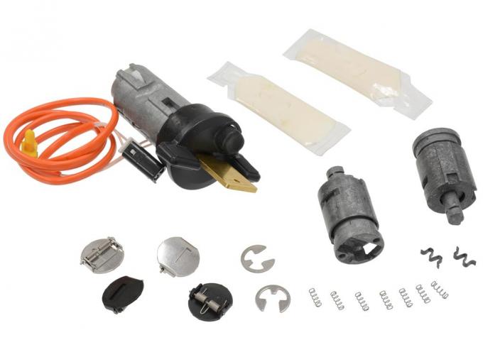 86-94 Ignition And Door Lock With Manual Transmission (3 Piece Set)