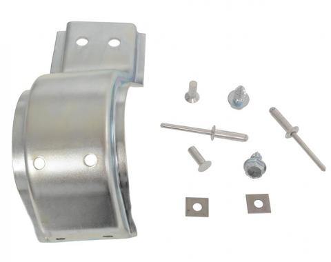 69 Side Exhaust Shield Front Bracket - Left