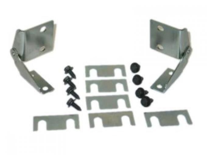 68-82 Hood Hinge Set With Bolts And 5 Shims