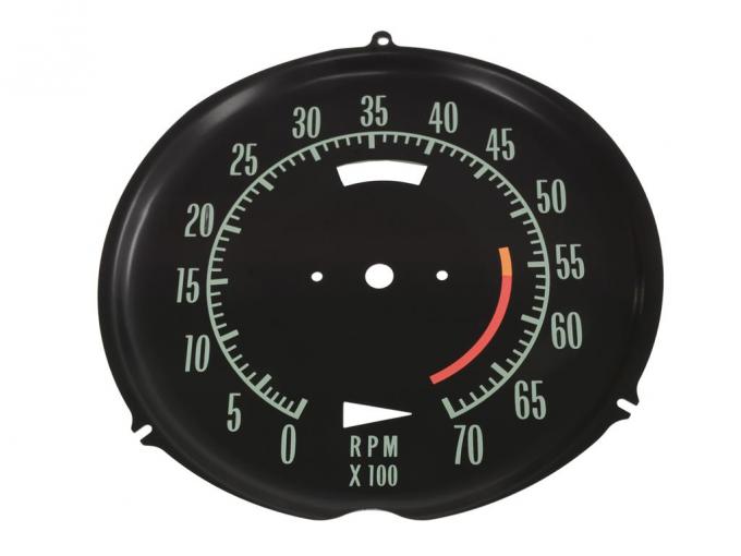 68-71 Tach / Tachometer Face 5600 Redline
