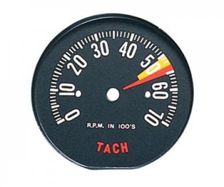 59 5500 Red Tach / Tachometer Face