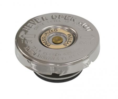 73-82 Radiator Cap - Polished Stainless Steel