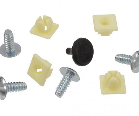 68-72 Front License Plate Screws with Bumper