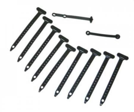 68 Engine And Wire Tie Strap Kit - 11 Pieces