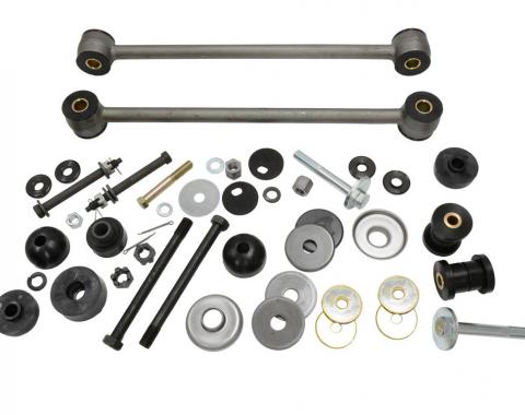 1963-1979 Rear Suspension - Hardware With Polyurethane Bushings - Kit